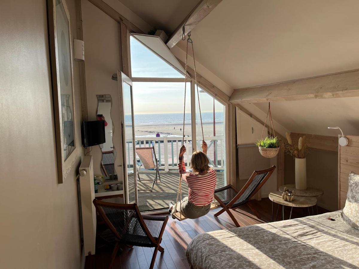 Villa Trémail - La plage au pied de votre chambre Wimereux Exterior foto