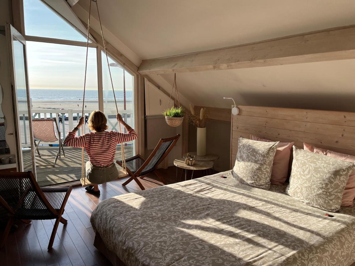 Villa Trémail - La plage au pied de votre chambre Wimereux Exterior foto
